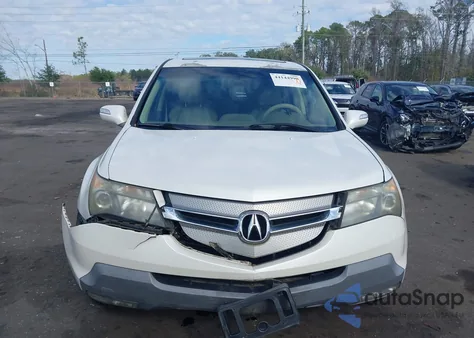 2008 Acura Mdx Technology Package из США, поврежденный, VIN 2HNYD283X8H521519